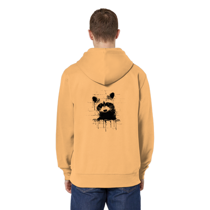 Funky Street Art Waschbär - Organic Relaxed Zipper