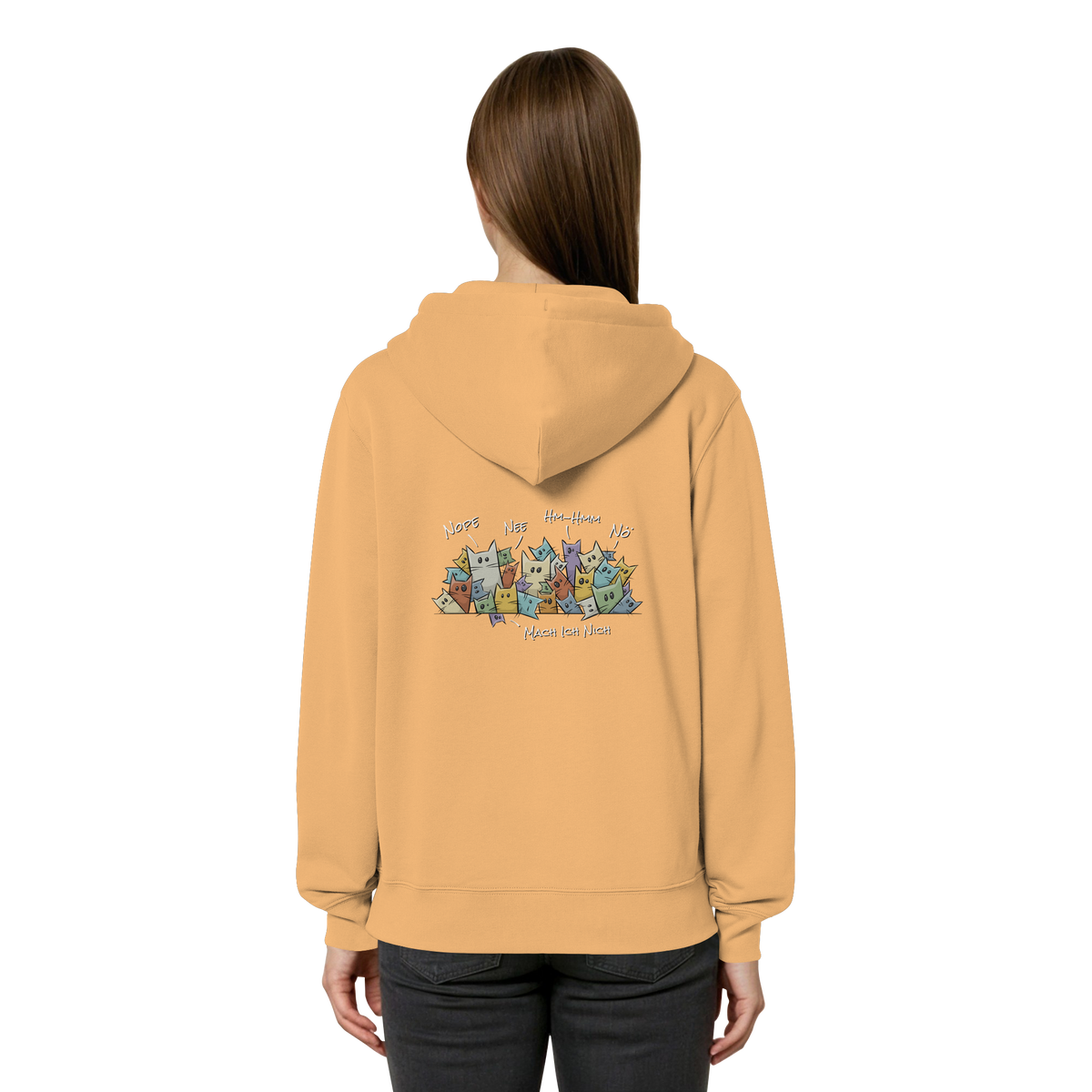 Nope, Nee, Nö Katzen - Organic Relaxed Zipper