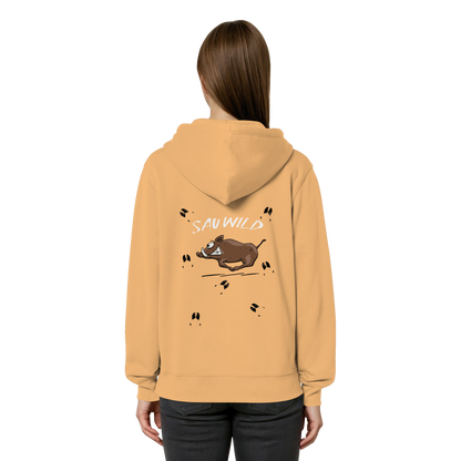 Sauwild wilde Sau | Wildschwein Keiler - Organic Relaxed Zipper