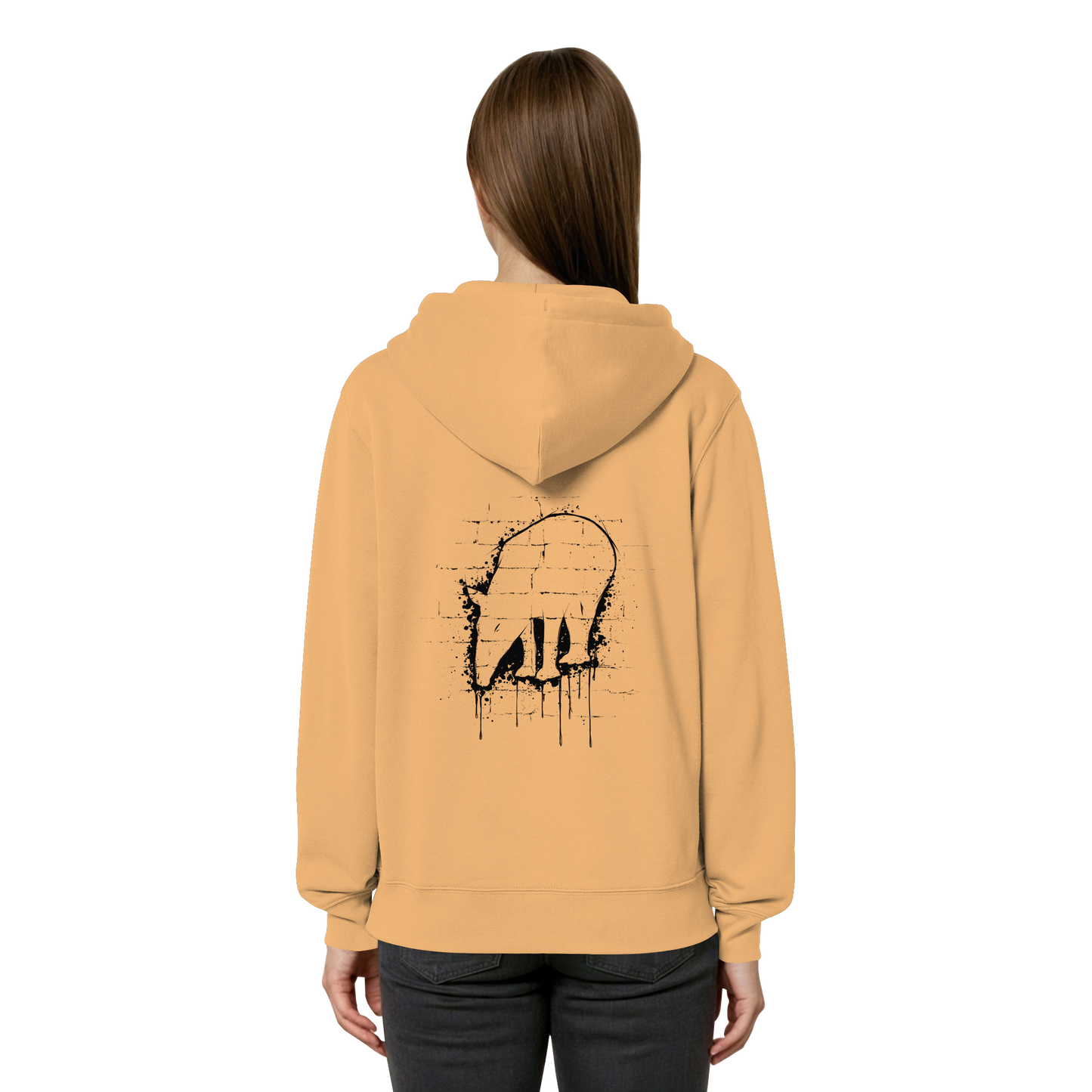 Urban Street Art Tapir Silhouette - Organic Relaxed Zipper