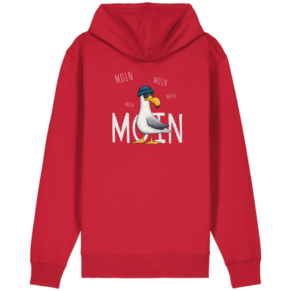 Moin Moin Lässige Hipster Möwe  - Organic Relaxed Zipper