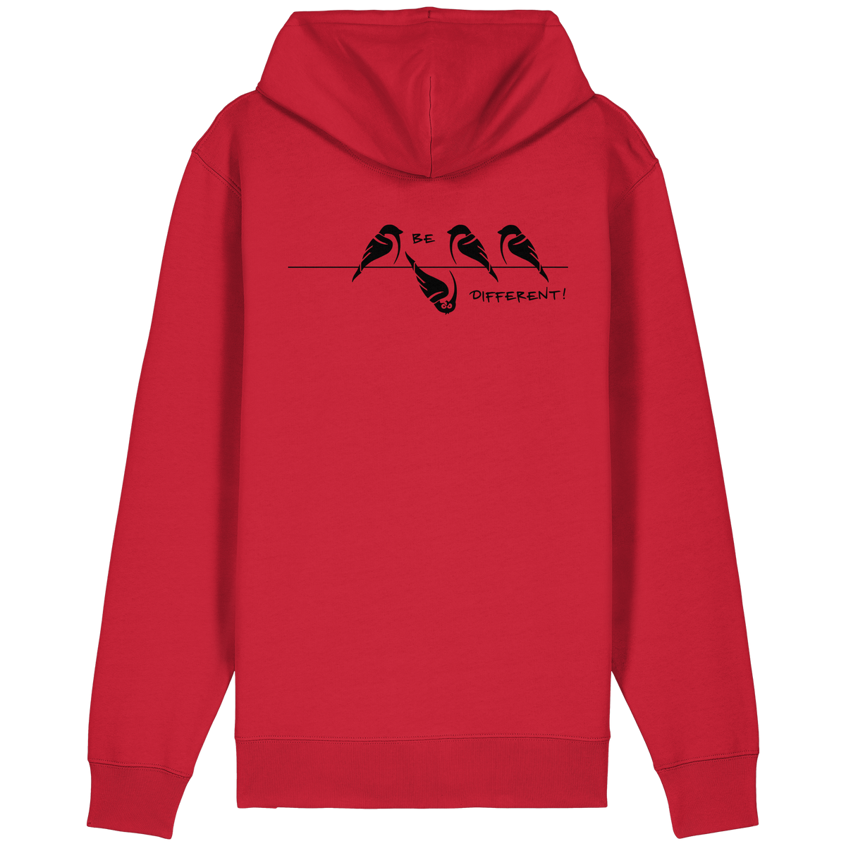 Sei anders, kleiner Spatz - Organic Relaxed Zipper