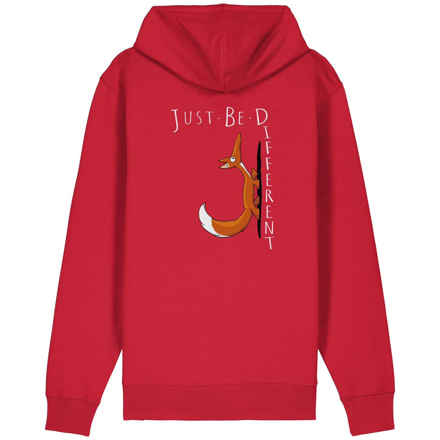 Just Be Different | Sei Anders, kleiner Fuchs - Organic Relaxed Zipper