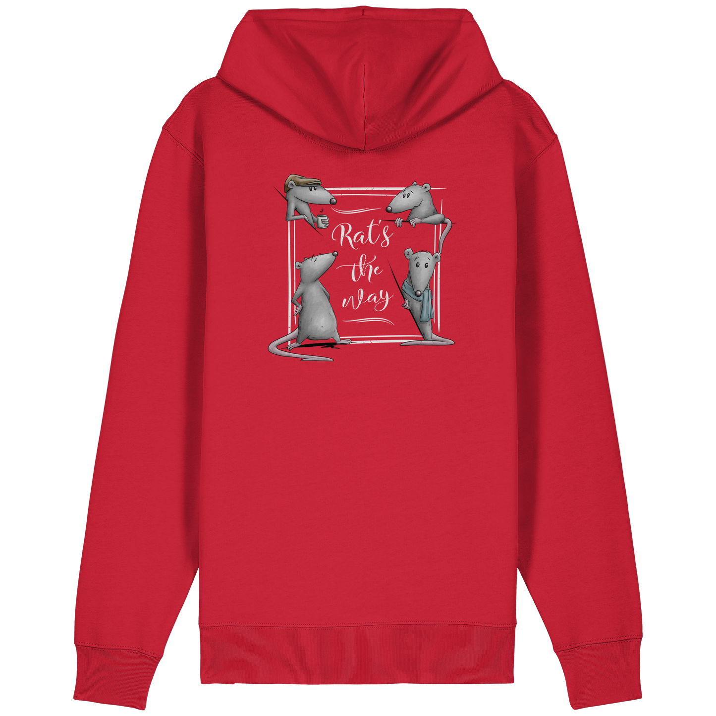 Rat’s The Way Kaffeehaus Ratten - Organic Relaxed Zipper