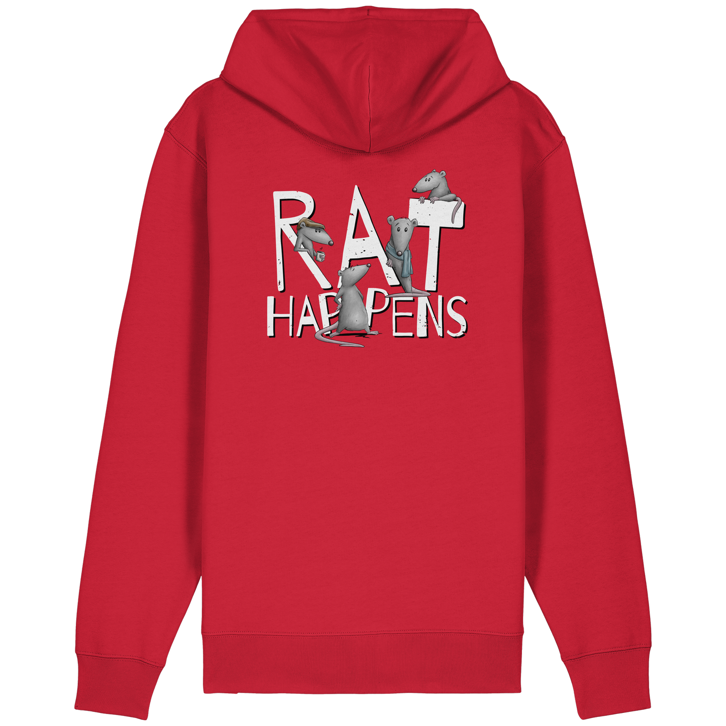 Rat Happens Ratten - Organic Relaxed Zipper
