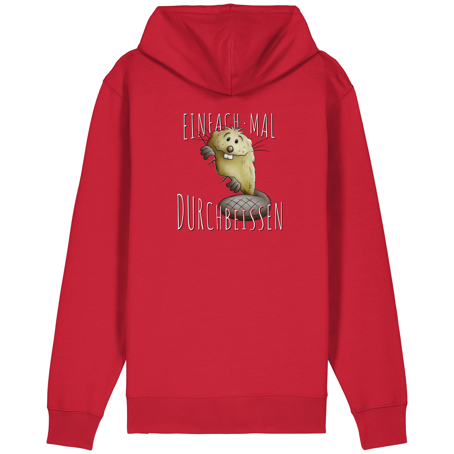 Einfach mal Durchbeissen Biber - Organic Relaxed Zipper