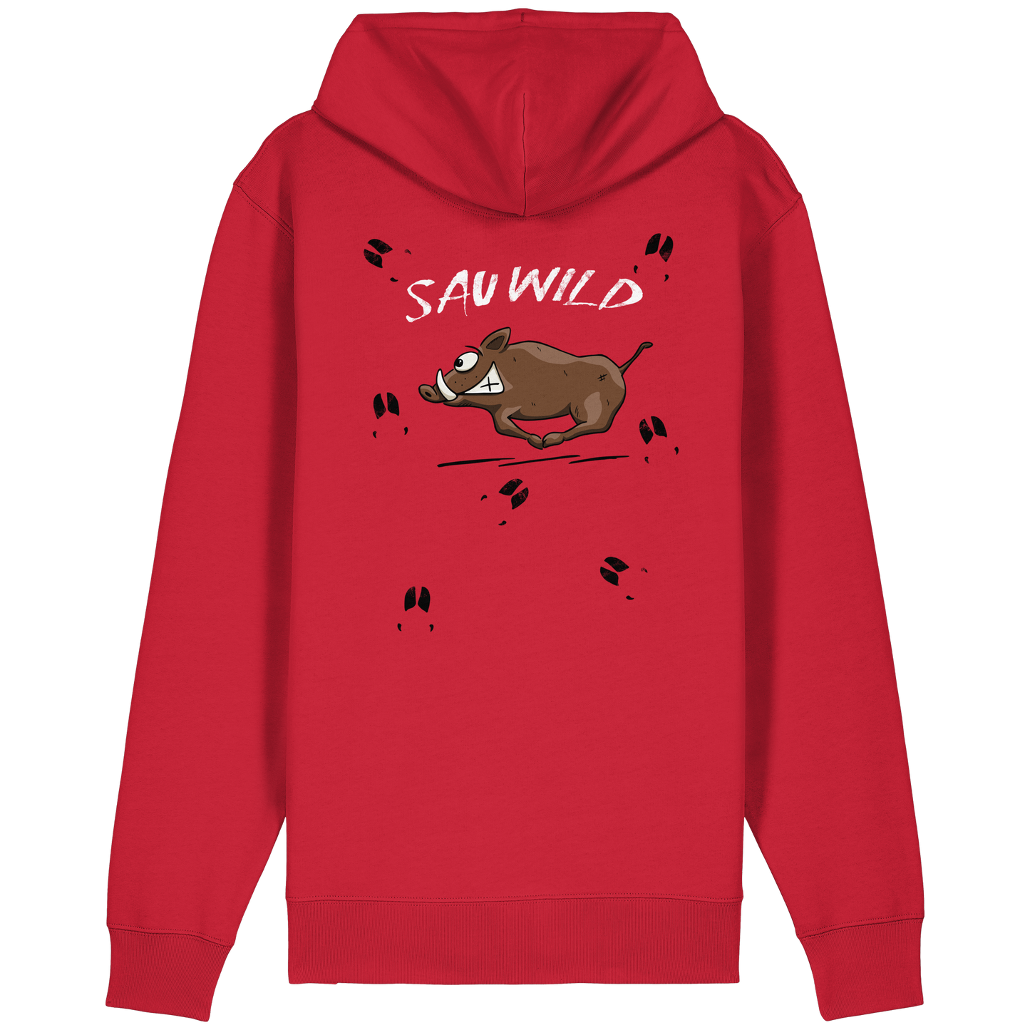Sauwild wilde Sau | Wildschwein Keiler - Organic Relaxed Zipper