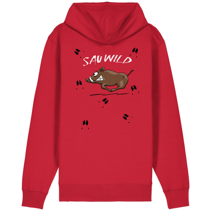 Sauwild wilde Sau | Wildschwein Keiler - Organic Relaxed Zipper