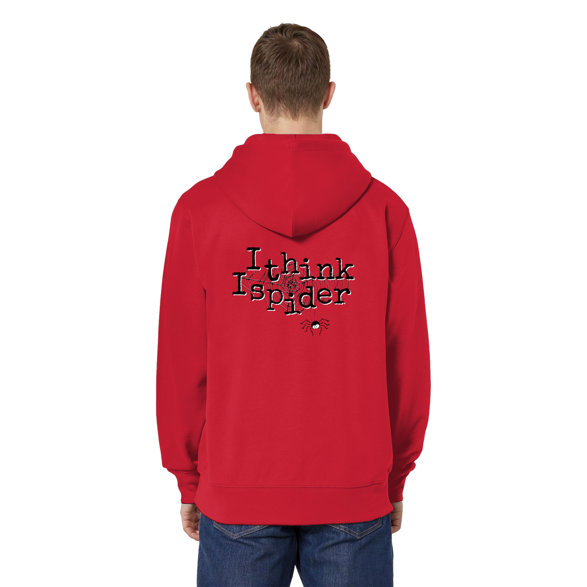I think I spider - Spinne - Organic Relaxed Zipper