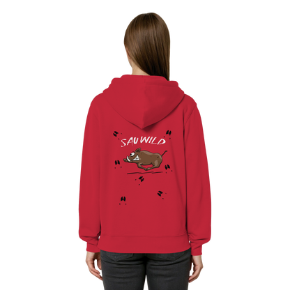 Sauwild wilde Sau | Wildschwein Keiler - Organic Relaxed Zipper