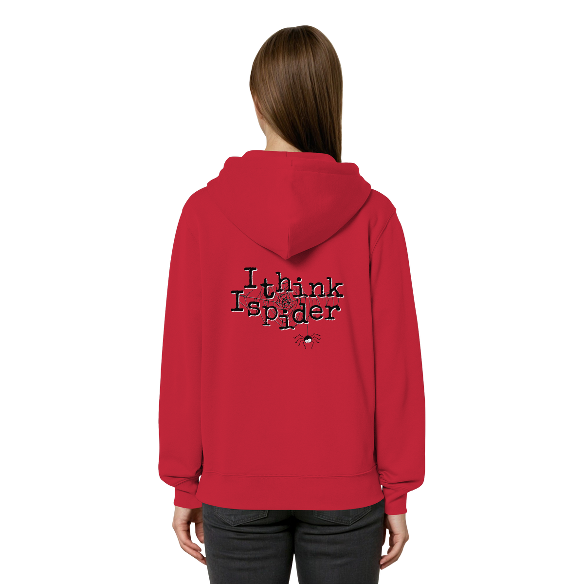 I think I spider - Spinne - Organic Relaxed Zipper