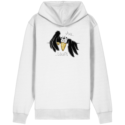 Joa Läuft Krähe gechillter Rabe - Organic Relaxed Zipper