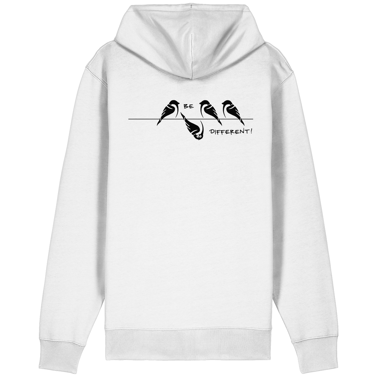 Sei anders, kleiner Spatz - Organic Relaxed Zipper