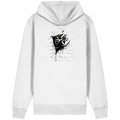 Lässige Street Art Eule - Organic Relaxed Zipper