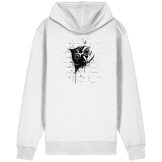 Lässige Street Art Eule - Organic Relaxed Zipper