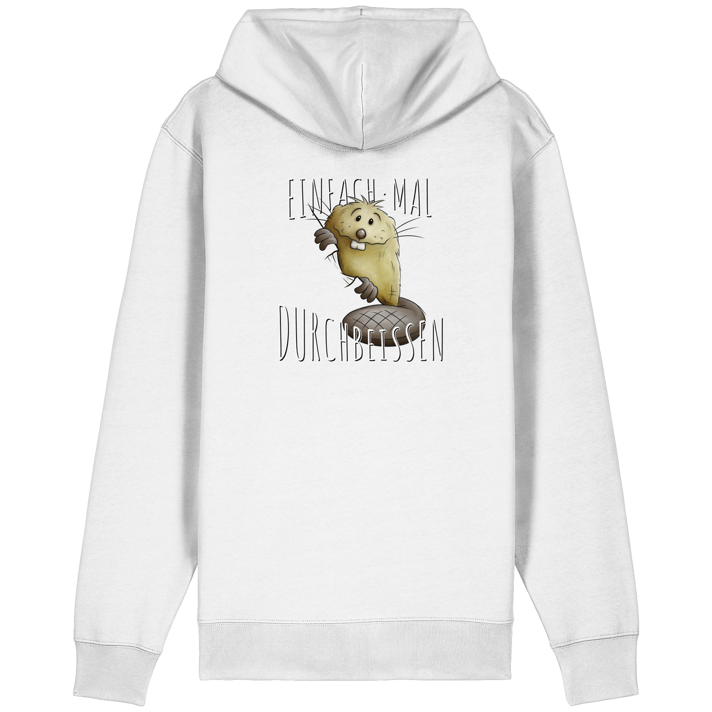 Einfach mal Durchbeissen Biber - Organic Relaxed Zipper