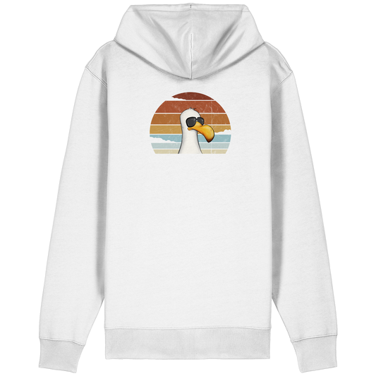 Cool lässige Retro Möwe - Organic Relaxed Zipper