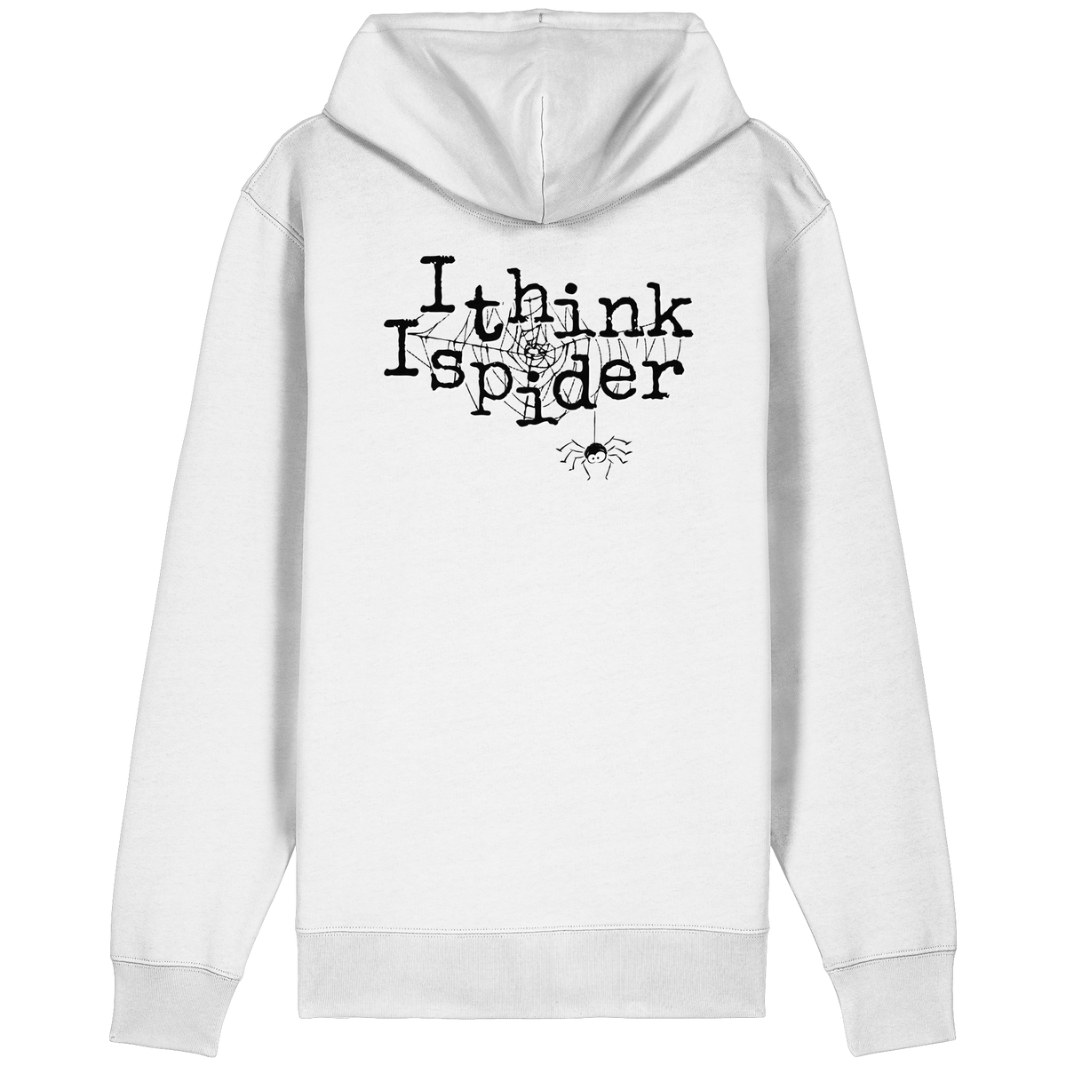 I think I spider - Spinne - Organic Relaxed Zipper