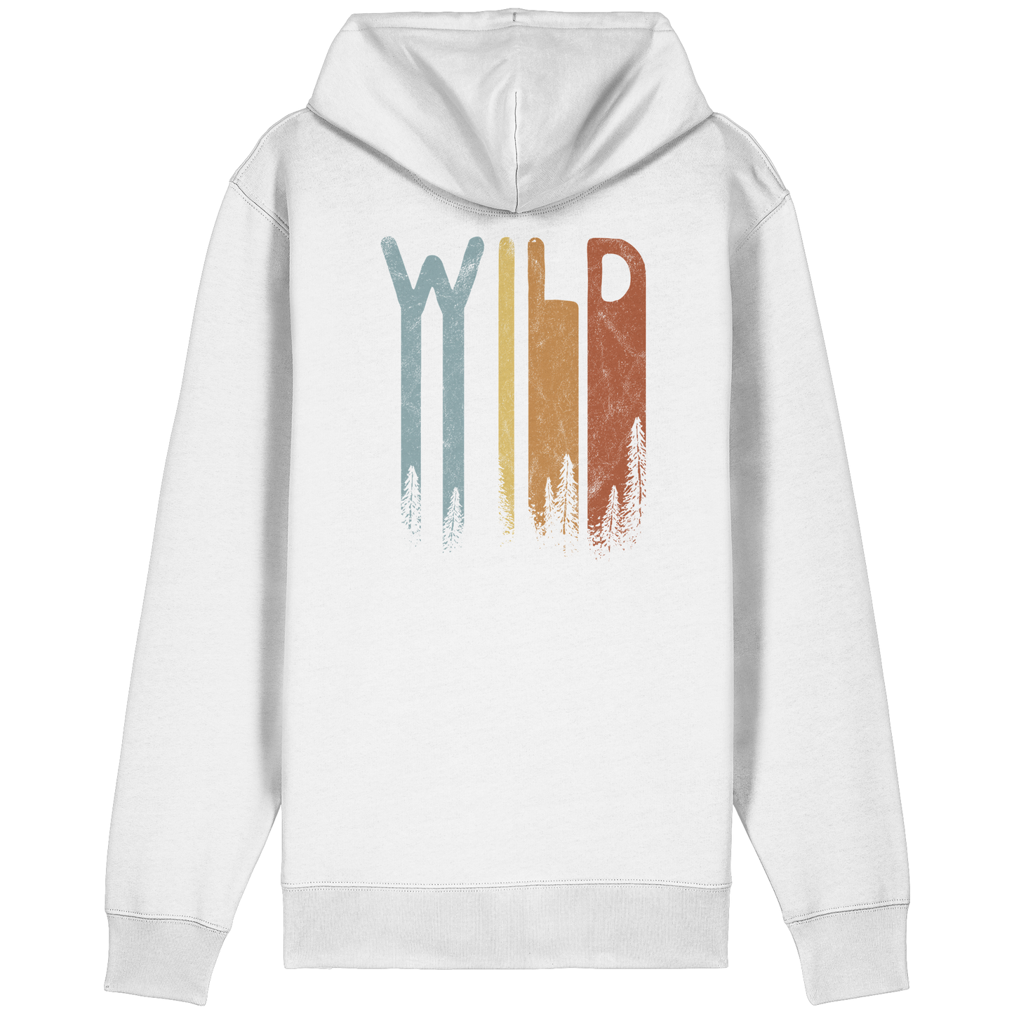 Wild Retro Schriftzug - Organic Relaxed Zipper