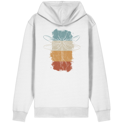 Retro Kunst Libelle | Vintage Dragonfly - Organic Relaxed Zipper