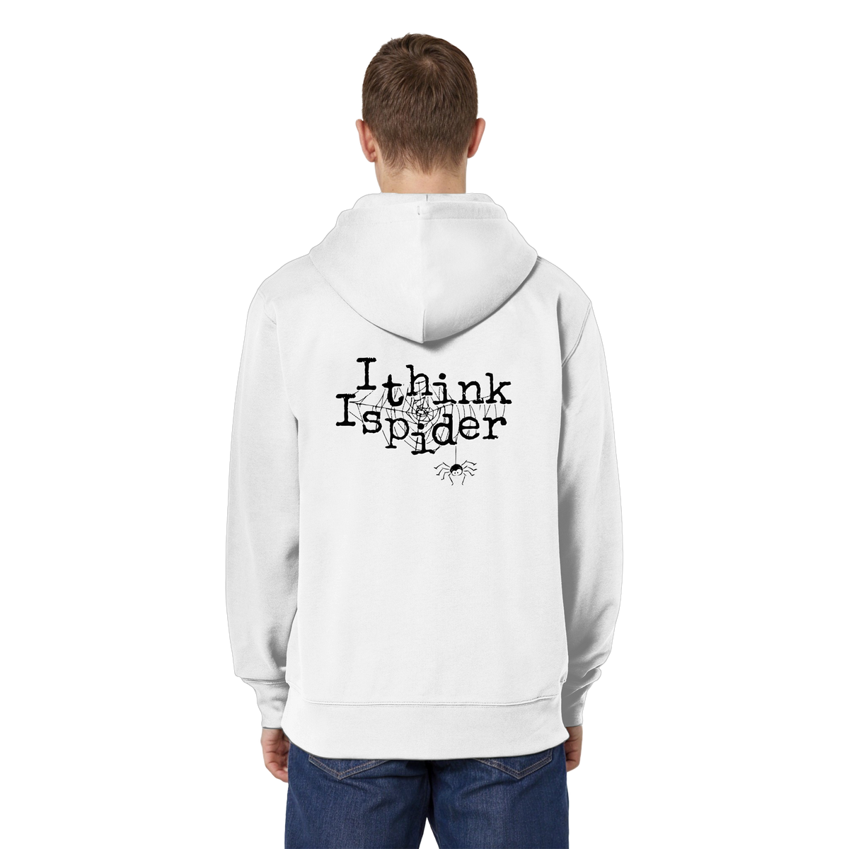 I think I spider - Spinne - Organic Relaxed Zipper