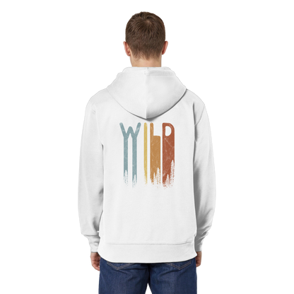 Wild Retro Schriftzug - Organic Relaxed Zipper
