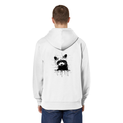 Funky Street Art Waschbär - Organic Relaxed Zipper