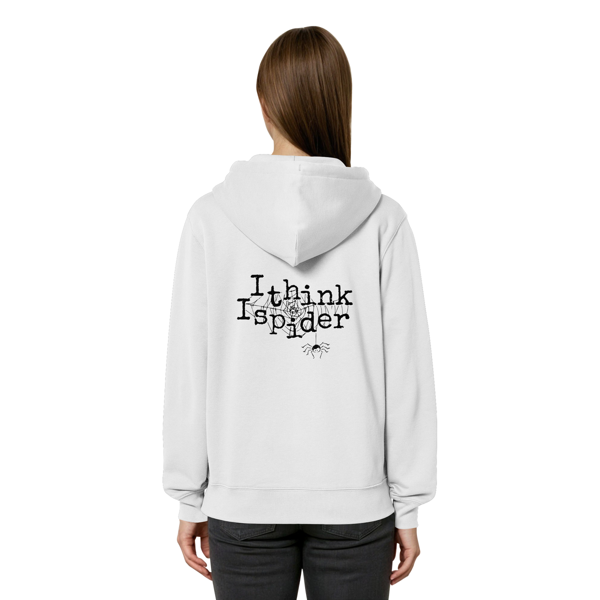 I think I spider - Spinne - Organic Relaxed Zipper