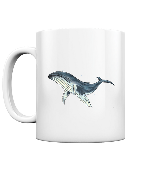 Tiefsee Ozean-Riese Buckelwal - Tasse glossy