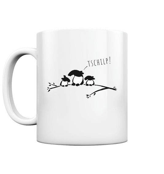 Drei kleine Tapir-Vögel - Tasse glossy