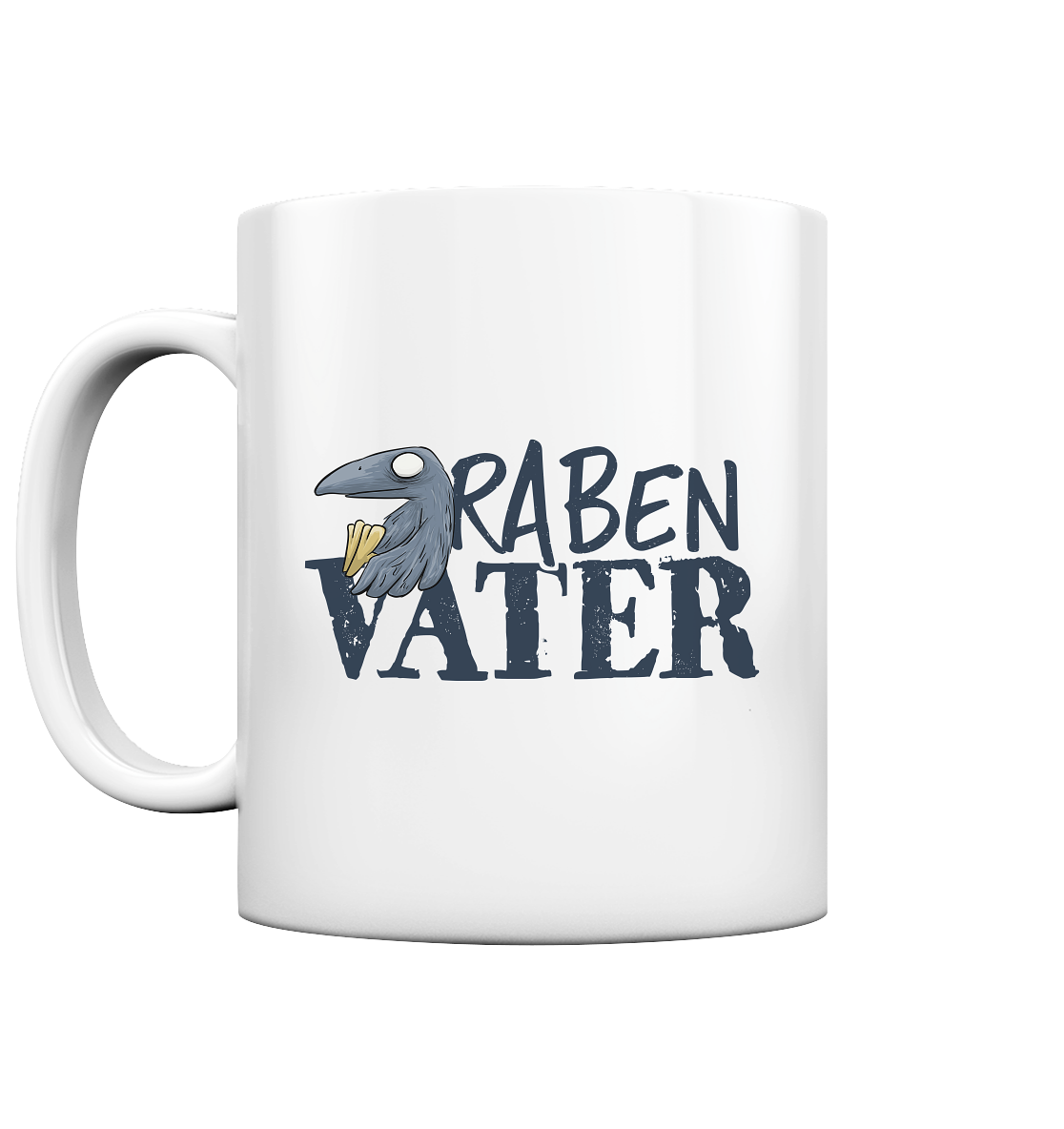 Rabenvater Krähenpapa - Tasse glossy