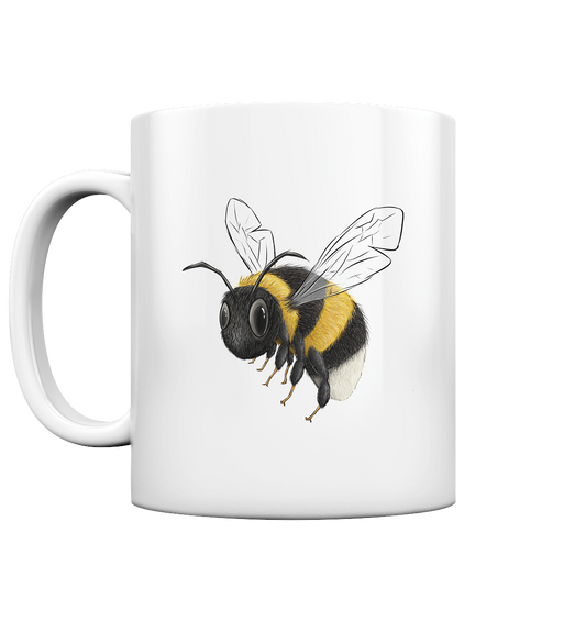 Kleine brummige Hummel - Tasse glossy