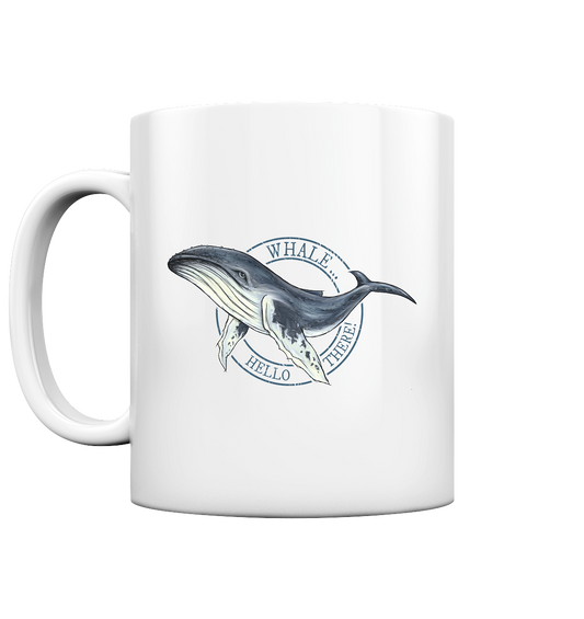 Whale, Hello There | Buckelwal - Tasse glossy