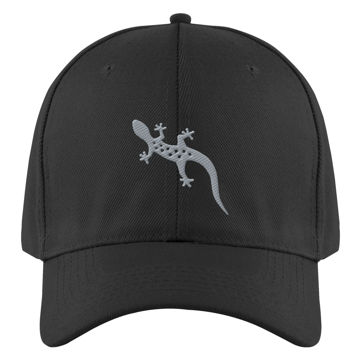 Gecko Salamander Silhouette - Authentic Baseball Cap