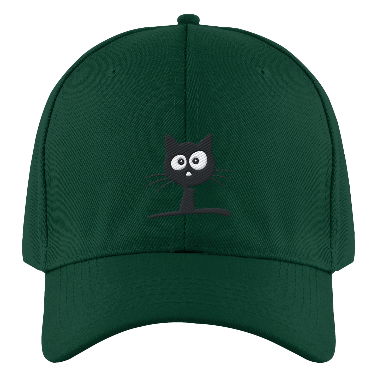 Kleine schwarze Katze - Authentic Baseball Cap
