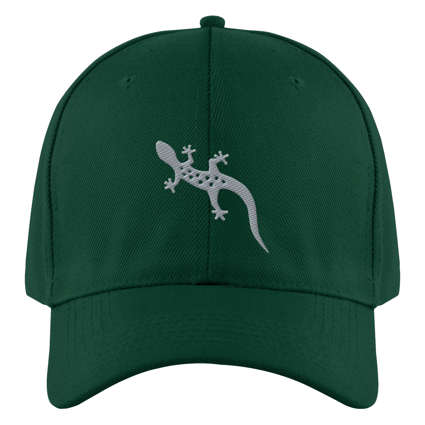 Gecko Salamander Silhouette - Authentic Baseball Cap