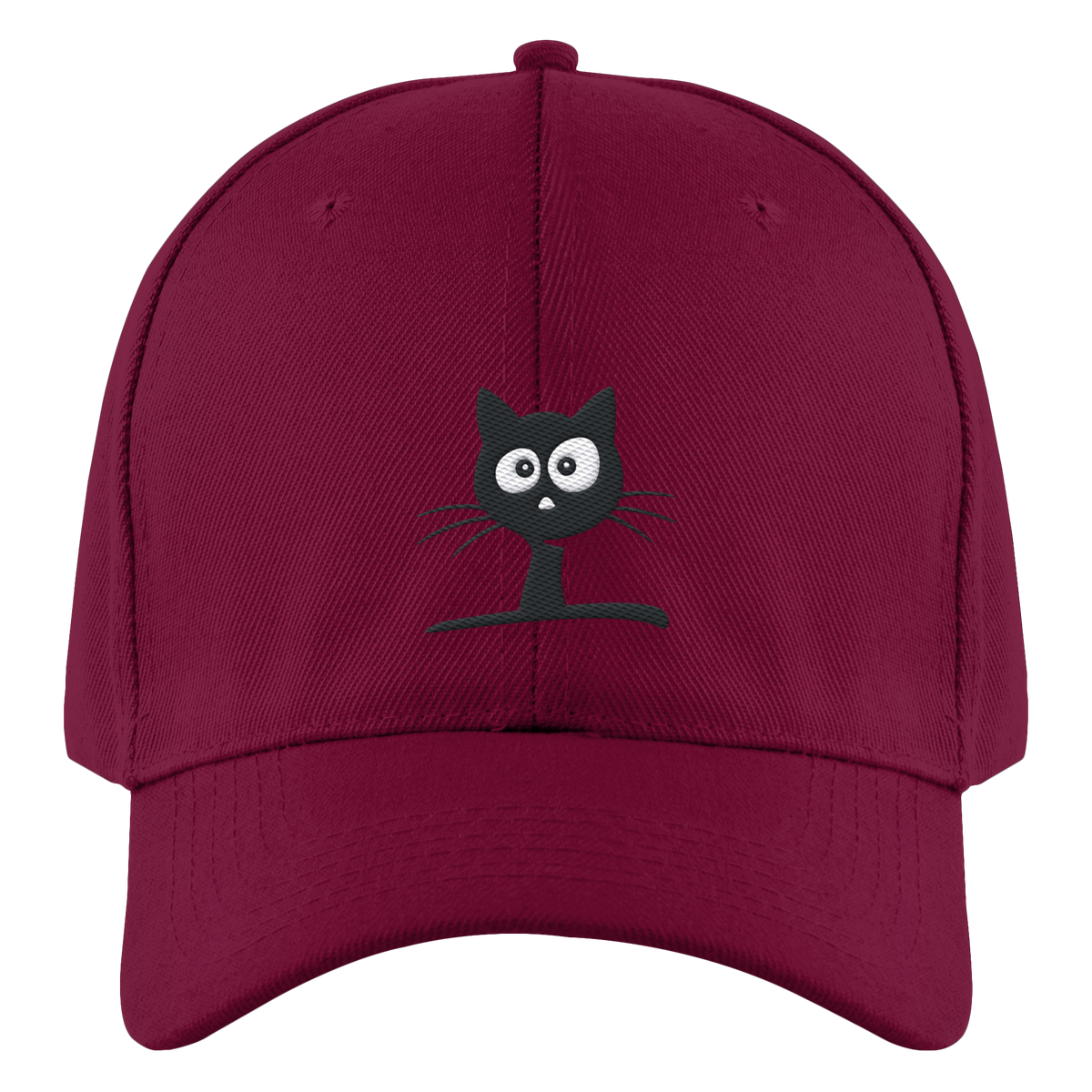 Kleine schwarze Katze - Authentic Baseball Cap