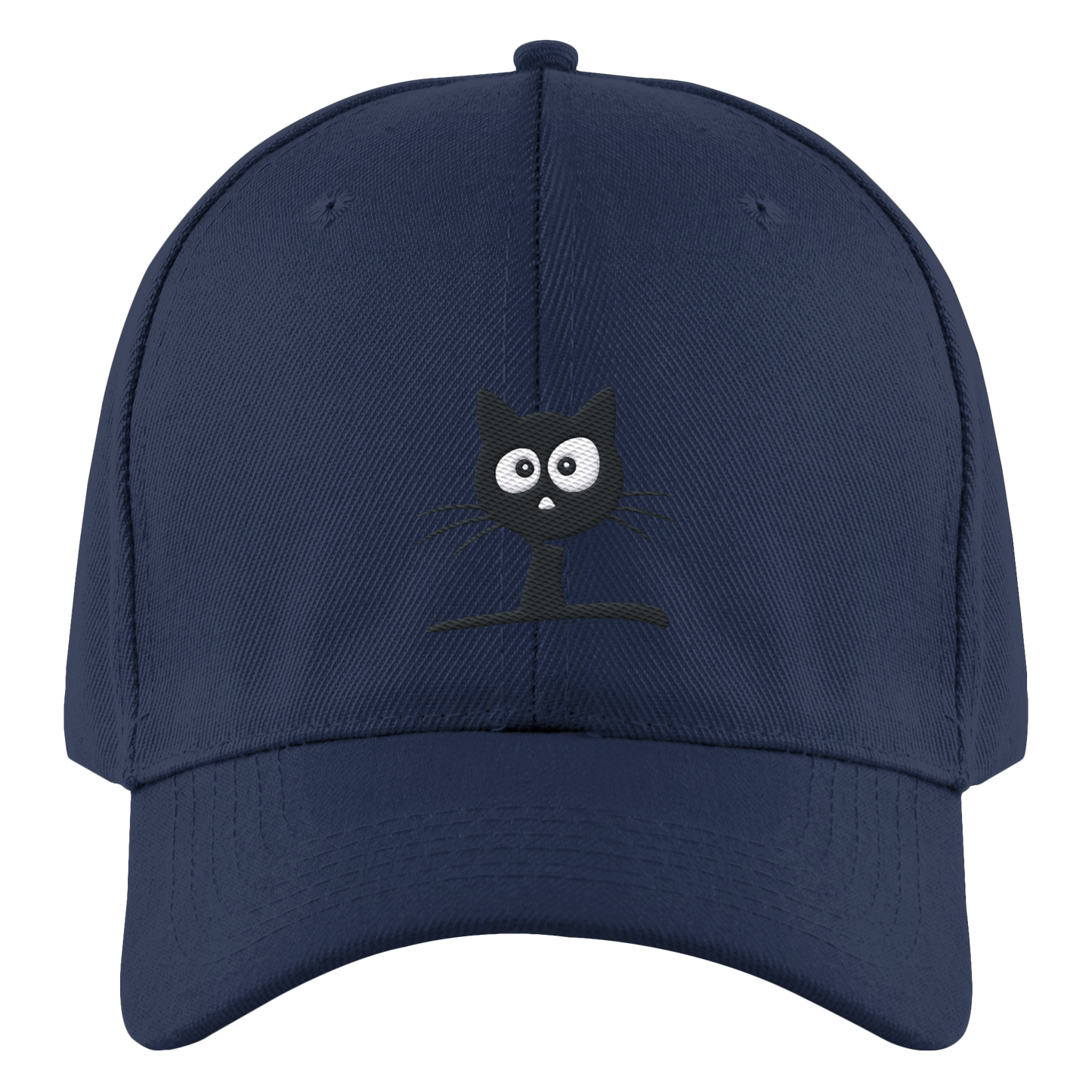 Kleine schwarze Katze - Authentic Baseball Cap