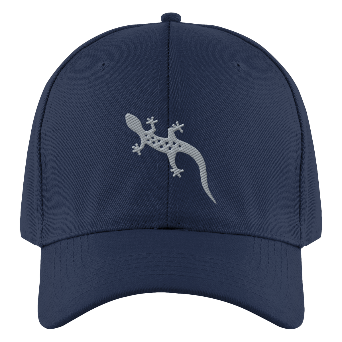 Gecko Salamander Silhouette - Authentic Baseball Cap