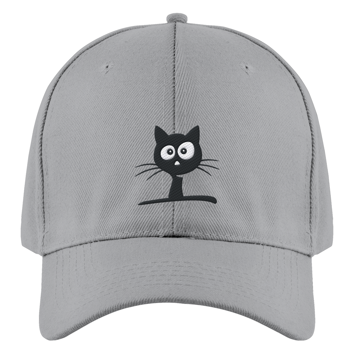 Kleine schwarze Katze - Authentic Baseball Cap