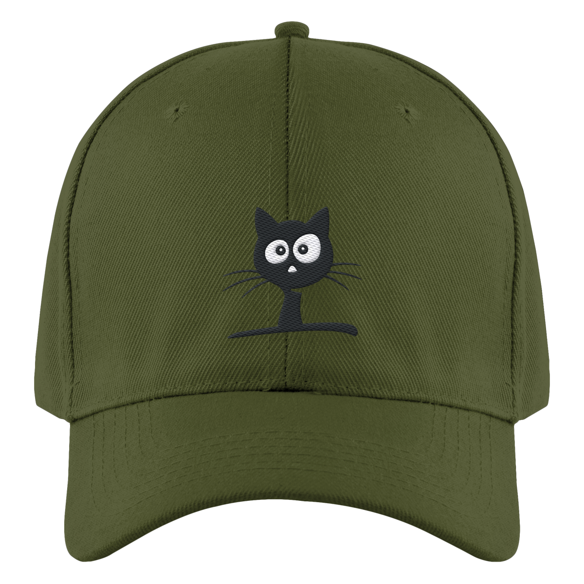 Kleine schwarze Katze - Authentic Baseball Cap