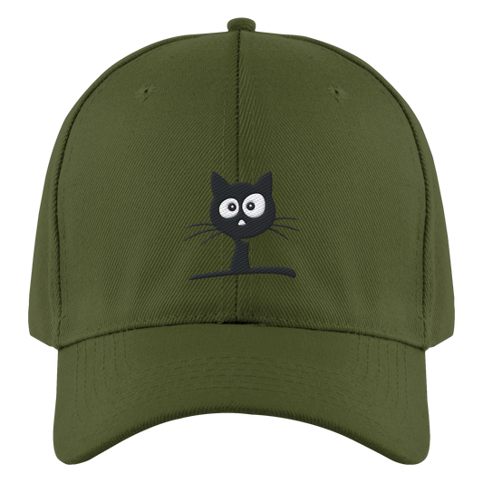 Kleine schwarze Katze - Authentic Baseball Cap
