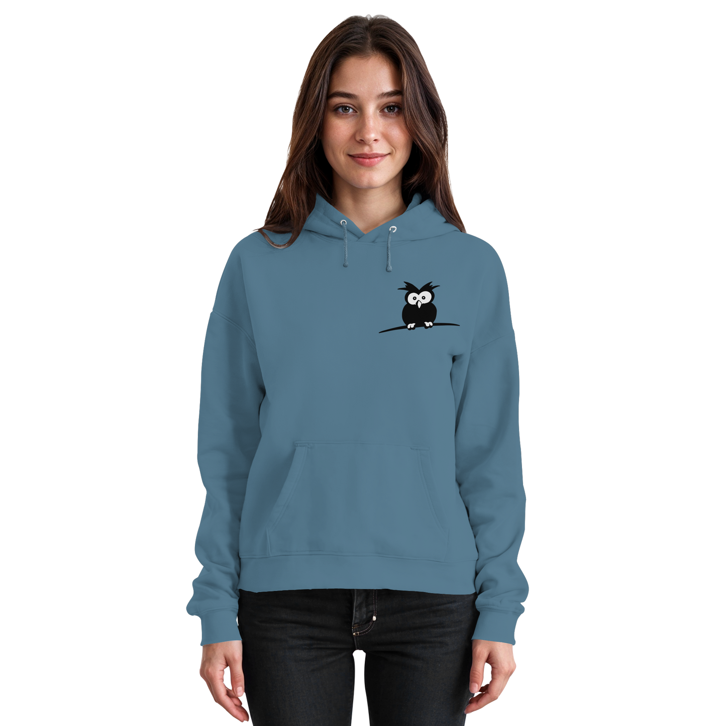 Kleine struppige Eule - Basic Unisex Hoodie