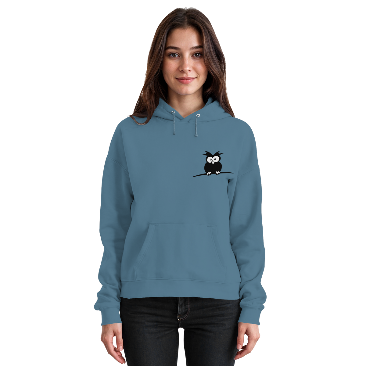 Kleine struppige Eule - Basic Unisex Hoodie