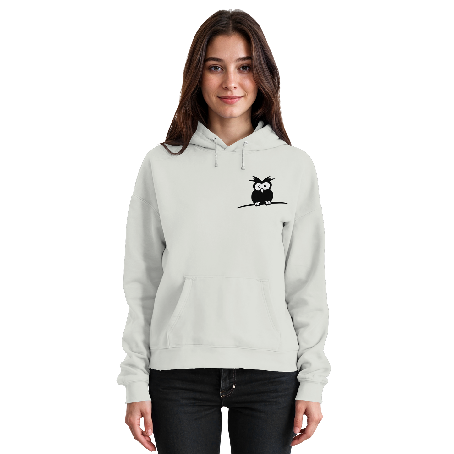 Kleine struppige Eule - Basic Unisex Hoodie