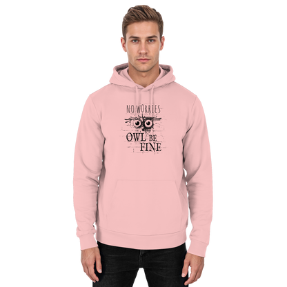 Owl Be Fine Street Art Eule - Basic Unisex Hoodie