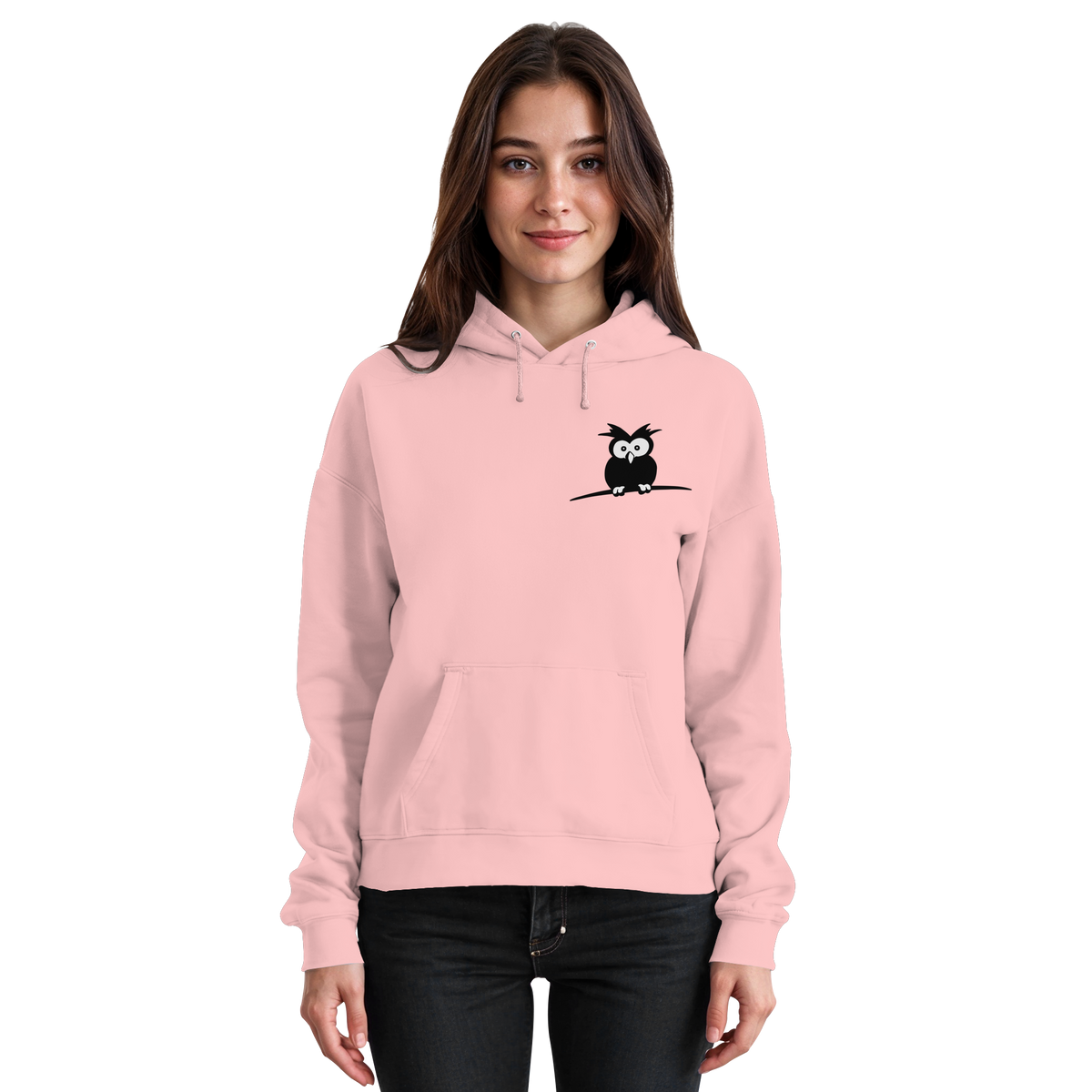 Kleine struppige Eule - Basic Unisex Hoodie