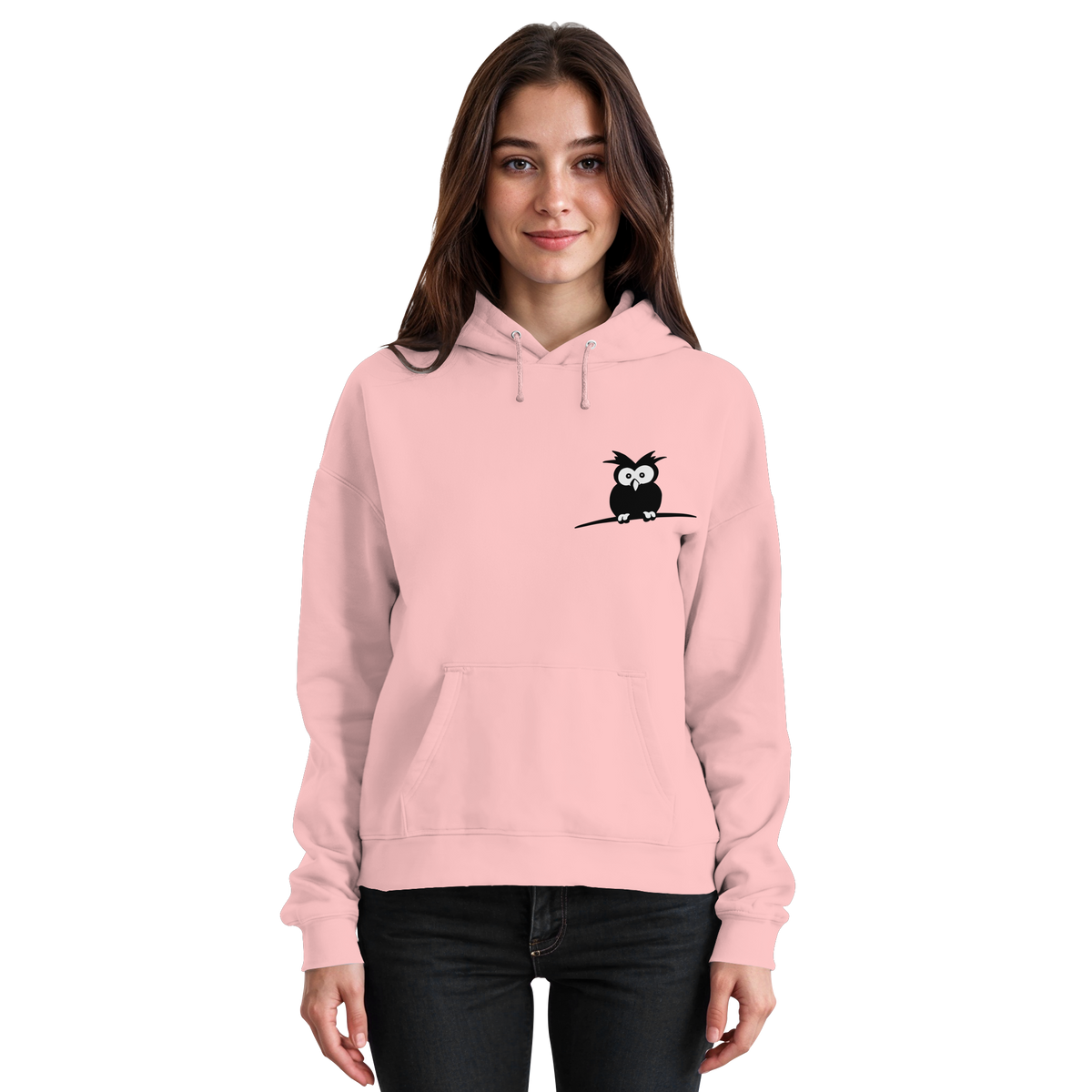 Kleine struppige Eule - Basic Unisex Hoodie