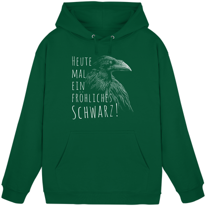 fröhlicher schwarzer Rabe - Basic Unisex Hoodie