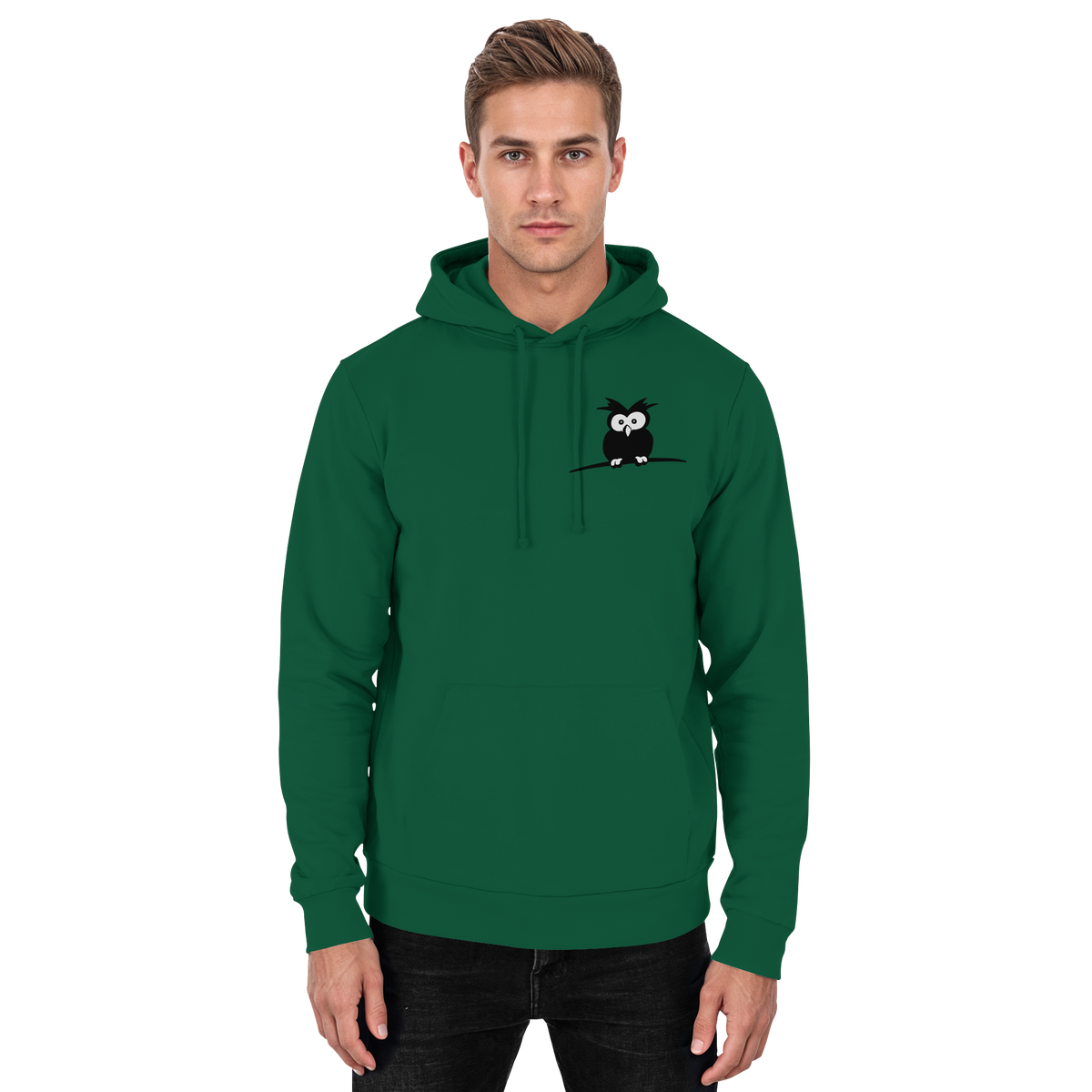 Kleine struppige Eule - Basic Unisex Hoodie